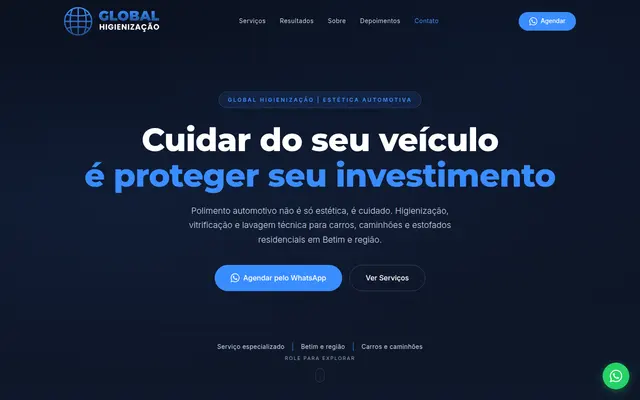 Site Global Higienização
